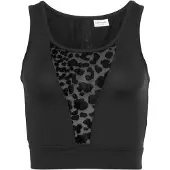 LASCANA Top desportivo preto