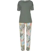 Vivance Pijama ecru / azul claro / caril / cáqui / rosa escurecido