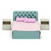 Lundby Jogo bege claro / cinzento / cor-de-rosa / branco