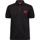 HUGO Polos mangas curta Dereso222 homens - Preto - EU M
