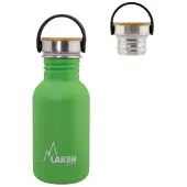 Laken Garrafa Básica De Bambu Aço Inoxidável Aço