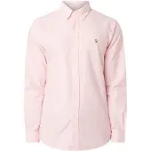 Ralph Lauren Camisa azul / castanho / cor-de-rosa / branco