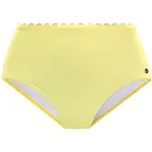 LASCANA Cueca biquíni 'Scallop' amarelo