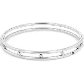Tommy Hilfiger Bracciale Solido Cristalli — Bracciale