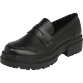 About You Sapato Slip-on 'Valerie Loafer' preto