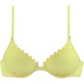 LASCANA Top de biquíni amarelo claro