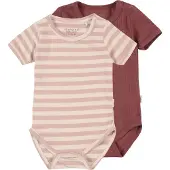Minymo Macacão/Body bege / rosa escurecido / merlot