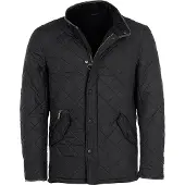 Barbour - Casacos - Powell Quilted Jacket Black para Homem - Tamanho XL - Preto