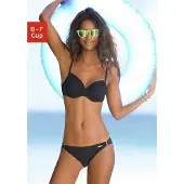 LASCANA Top de biquíni preto