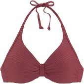 Sunseeker Top de biquíni vermelho cereja