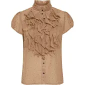 Saint tropez Blusa bege / preto