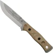Tops knives B.O.B. Fieldcraft 154CM Green Canvas Micarta BROS-154-GCM faca de buscraft