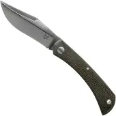 FOX Knives Libar FX-582 Green Canvas Micarta navalha slipjoint
