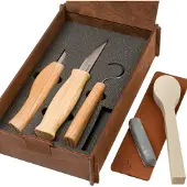 BeaverCraft Spoon Carving Tool Set S13BOX conjunto para talhar madeira em caixa oferta