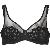 Dim Adaptáveis GENEROUS MOD BRODERIE mulheres - Preto - 105C
