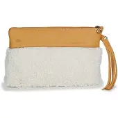 Easy peasy pochete elegante POUCHY FOURRURE mulheres - Castanho - Único