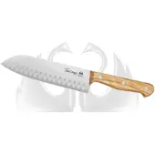 Due Cigni Tuscany DG2C760-18OL santoku 18 cm madeira de oliveira