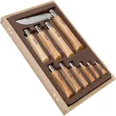 Opinel conjunto de canivetes 10-peças, aço inoxidável