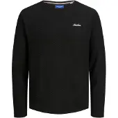 Jack & Jones Pullover 'Paul Tons' menta / preto / branco