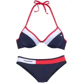 Kangaroos Biquíni navy / rosa / branco