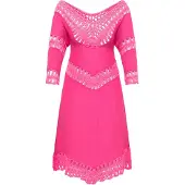 IZIA Vestido de verão rosa