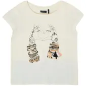Ikks T-Shirt mangas curtas XS10002-11-C criancas - Branco - 4 ans