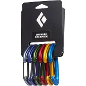 Black Diamond Mosquetão Lite Wire 6 Unidades