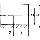 Cepex 01884 Pvc Ø200 União Com Adesivo