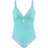 s.Oliver Fato de banho menta / offwhite