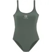 Elbsand Fato de banho oliveira / preto / branco