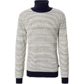 Casual Friday Pullover 'Karl' estuque / navy