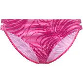 LASCANA Cuecas de biquíni de desporto rosa / rosa escuro / branco