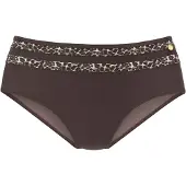 LASCANA Cueca biquíni bege / castanho / chocolate