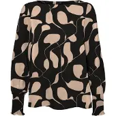 Vero Moda Blusa 'LYDIA' areia / preto