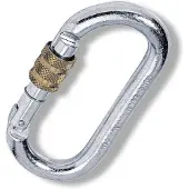 Kong Italy Mosquetão Oval Steel Classic Long Thread
