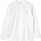 Carhartt WIP Camisa 'Chase' ouro / branco