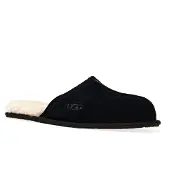 Ugg para homem. 1101111 Chinelos de Pele Scuff preto (41), Plano, Camurça, Nenhum, Homewear