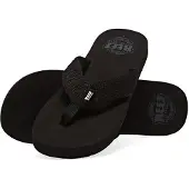 Reef Chinelos SMOOTHY homens - Preto - 43