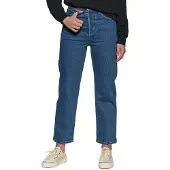 Levi's Calças de ganga 'Ribcage Straight Ankle' azul ganga