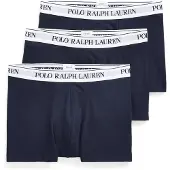 Ralph Lauren para homem. 714830299056 Pacote de 3 boxers da marinha (M), Homewear, Algodão, Marinho