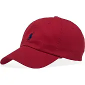 Ralph Lauren unisex. 710548524002 Boné chino de algodão vermelho (OSFA), Casual