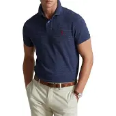Ralph Lauren para homem. 710666998005 O icónico pólo azul de piqué (L), Casual, Algodão, Manga curta