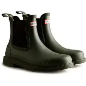 Hunter para mulher. WFS1018RMA Commando Chelsea Boots verde (37), Plano, Nenhum, Casual