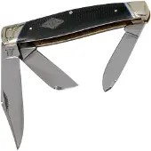 Rough Ryder Navalha Stockman Black Micarta
