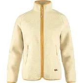 Fjall Raven - Vestuário caminhada mulher - Vardag Pile Fleece W Chalk White para Mulher - Tamanho XS
