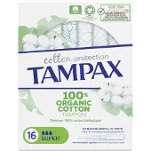 Tampax Organic Super 16 unità — Tampone