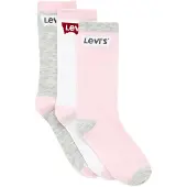 Levi's Meias acinzentado / cor-de-rosa / carmesim / branco
