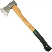 Adler Canoe Axe, verde-preto, machado de trekking
