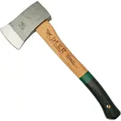 Adler Yankee Hatchet, verde-preto, machado de mão