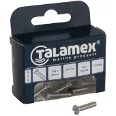 Talamex Cabeça Rebaixada Ranhurada 6 Unidades